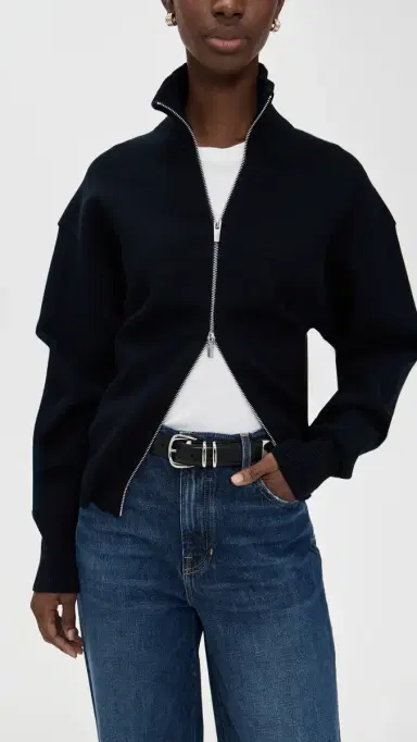 A.L.C. A. L.C. Carson Belt Black/hiny ilver | Thumbnail 3