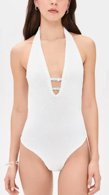 Hunza G Adriana Beaded One Piece | Thumbnail 2