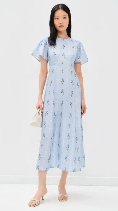 Hill House Home The Dominique Dress Bluebell Waltz L | Thumbnail 5 Hill House Home The Dominique Dress Bluebell Waltz L | Thumbnail 5