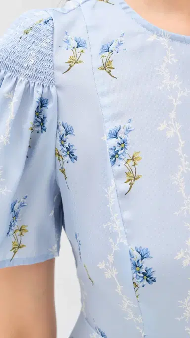 Hill House Home The Dominique Dress Bluebell Waltz L | Thumbnail 6 Hill House Home The Dominique Dress Bluebell Waltz L | Thumbnail 6