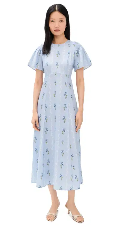 Hill House Home The Dominique Dress Bluebell Waltz L | Thumbnail 1 Hill House Home The Dominique Dress Bluebell Waltz L | Thumbnail 1