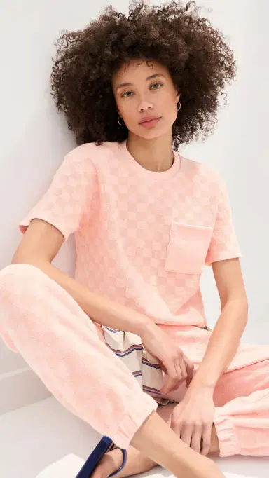 State & Lake Sofia Cropped Top Pink | Thumbnail 2