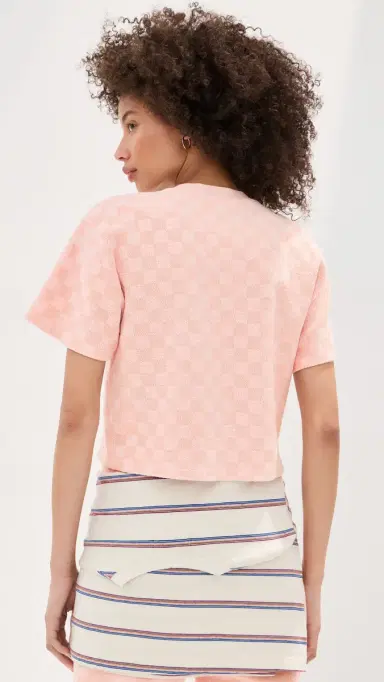 State & Lake Sofia Cropped Top Pink | Thumbnail 4