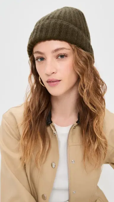 Ivy Ellis The Cousteau Beanie Olive | Thumbnail 3
