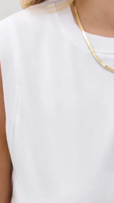 Commando Essential Muscle Cotton Thong Bodysuit White | Thumbnail 6