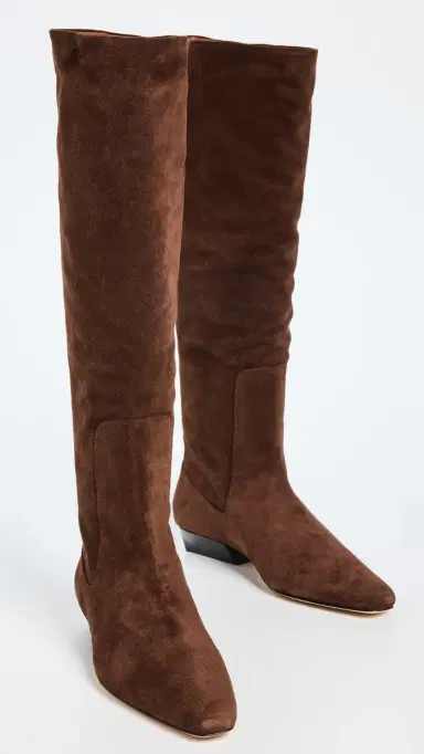 Staud Wally Flat Boots Mahogany | Thumbnail 5 Staud Wally Flat Boots Mahogany | Thumbnail 5