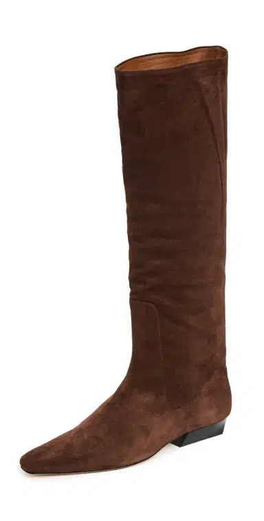 Staud Wally Flat Boots Mahogany | Thumbnail 1 Staud Wally Flat Boots Mahogany | Thumbnail 1