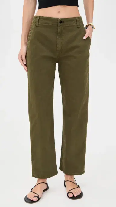 Askk NY Twill Pants Safari Green | Thumbnail 2 Askk NY Twill Pants Safari Green | Thumbnail 2