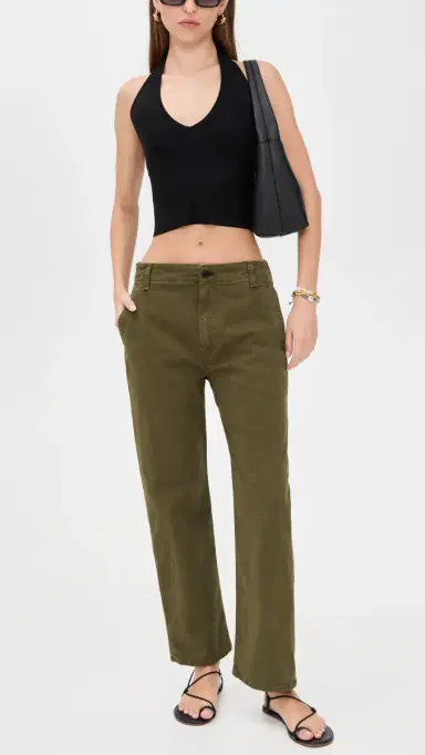 Askk NY Twill Pants Safari Green | Thumbnail 5 Askk NY Twill Pants Safari Green | Thumbnail 5