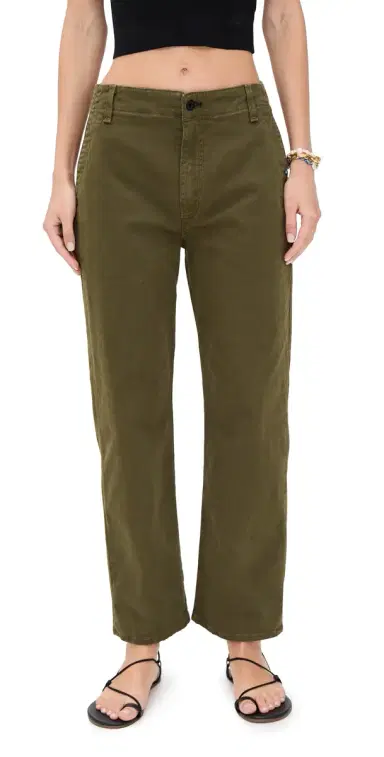 Askk NY Twill Pants Safari Green | Thumbnail 1 Askk NY Twill Pants Safari Green | Thumbnail 1