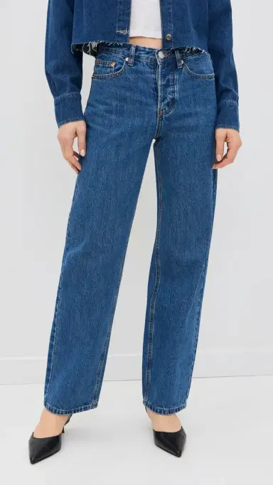 PARKE Classic Straight Jeans Medium Wash 31 | Thumbnail 2
