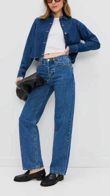PARKE Classic Straight Jeans Medium Wash 31 | Thumbnail 5