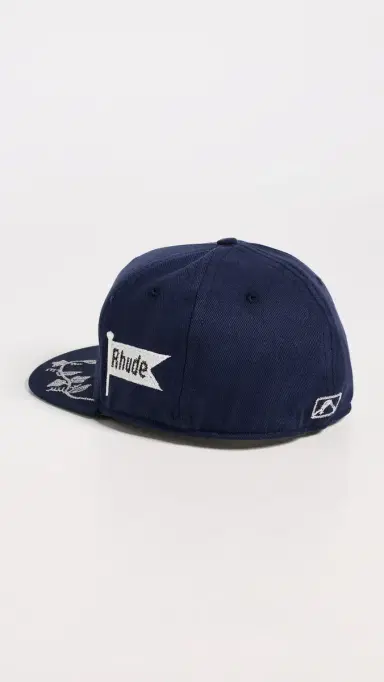 Rhude Grapevine R-Crown Fitted Cap Navy / White One Size | Thumbnail 3 Rhude Grapevine R-Crown Fitted Cap Navy / White One Size | Thumbnail 3