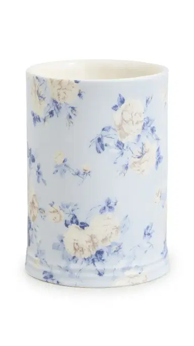 LoveShackFancy Junette Porcelain Tumbler Whisper Blue One Size | Thumbnail 5