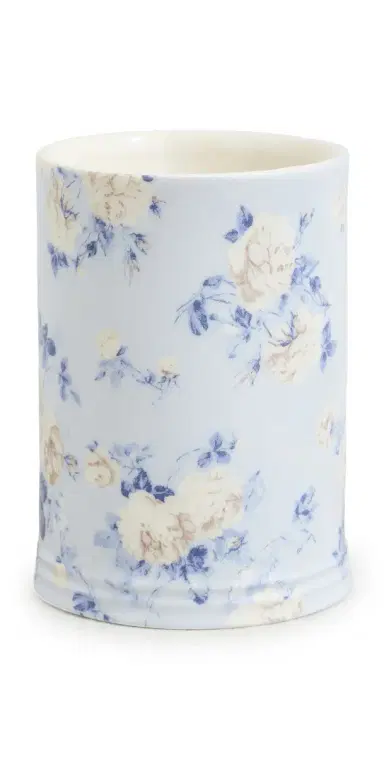 LoveShackFancy Junette Porcelain Tumbler Whisper Blue One Size | Thumbnail 1