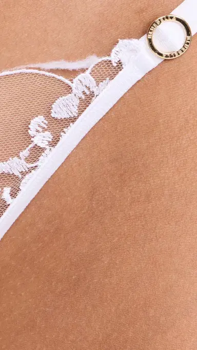 Bluebella Marisa Thong White/Sheer S | Thumbnail 5