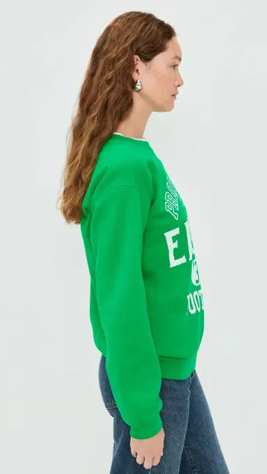 Junk Food Eagles Property Crew Fleece | Thumbnail 4