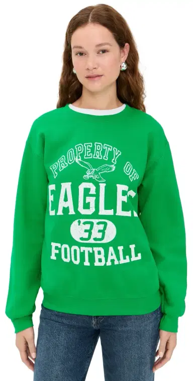 Junk Food Eagles Property Crew Fleece | Thumbnail 1