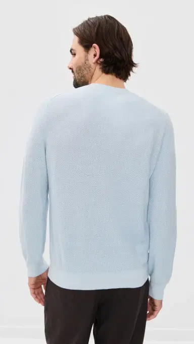 Vince Geo Jacquard Crew Sweater Whitecap/Classic Cream | Thumbnail 3 Vince Geo Jacquard Crew Sweater Whitecap/Classic Cream | Thumbnail 3