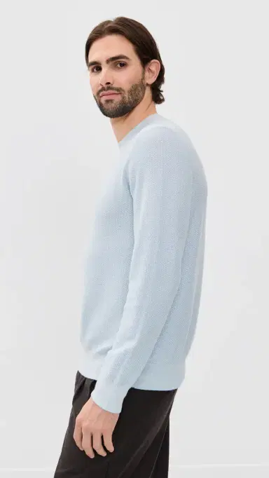Vince Geo Jacquard Crew Sweater Whitecap/Classic Cream | Thumbnail 4 Vince Geo Jacquard Crew Sweater Whitecap/Classic Cream | Thumbnail 4