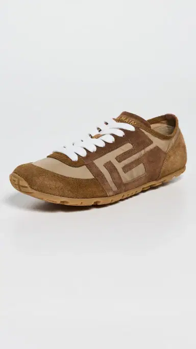 Balmain Racer 45 Sneakers 8BW Beige | Thumbnail 2