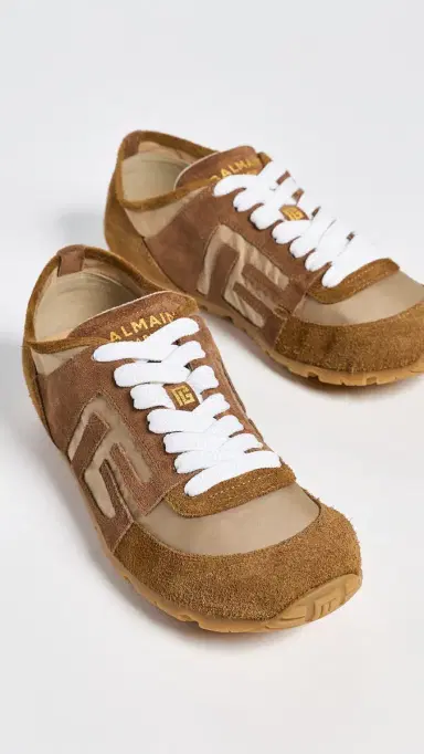 Balmain Racer 45 Sneakers 8BW Beige | Thumbnail 5