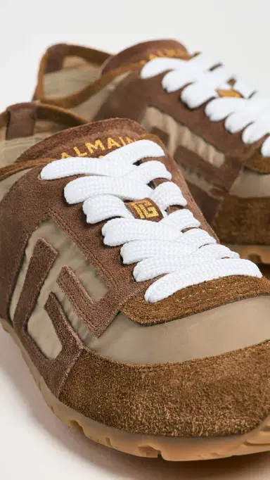 Balmain Racer 45 Sneakers 8BW Beige | Thumbnail 6