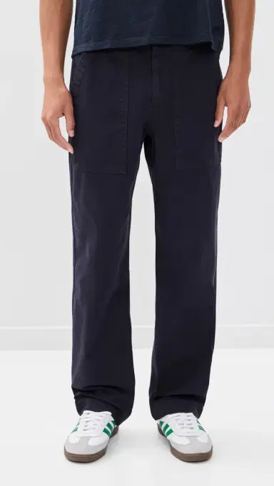 Alex Mill Field Pants In Herringbone Navy 32 | Thumbnail 2