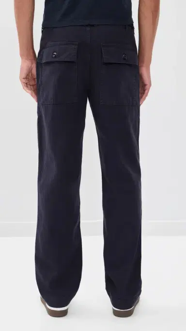 Alex Mill Field Pants In Herringbone Navy 32 | Thumbnail 3