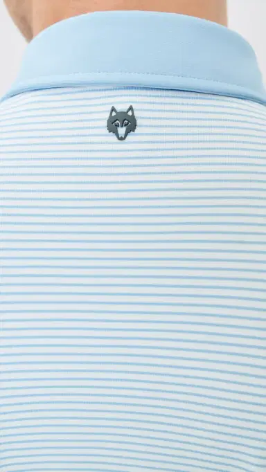 Greyson Aurora Striped Polo Wolf Blue/Arctic | Thumbnail 6 Greyson Aurora Striped Polo Wolf Blue/Arctic | Thumbnail 6