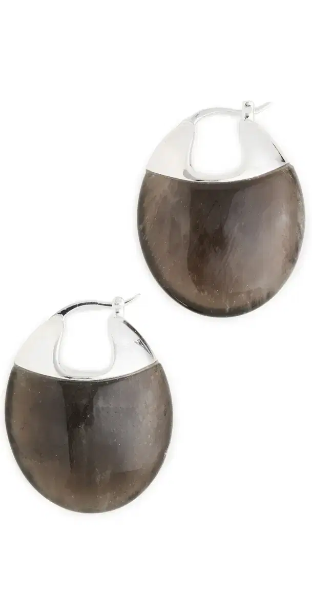 The Erin Earrings Smokey Quartz One Size