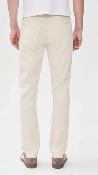 Ag Everett Slim Straight Linen-Blend Pants 32 Natural 40 | Thumbnail 3