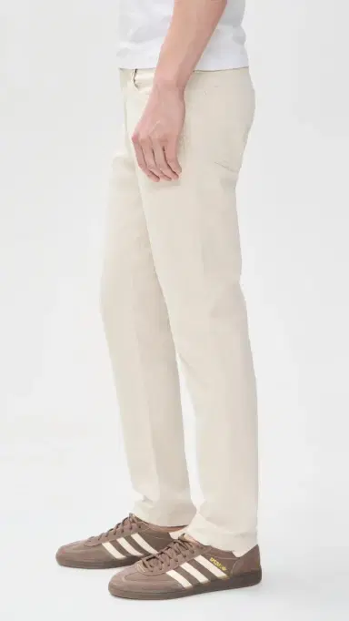 Ag Everett Slim Straight Linen-Blend Pants 32 Natural 40 | Thumbnail 4