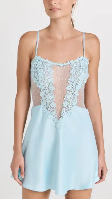 Flora Nikrooz Showstopper Chemise Light Blue | Thumbnail 2 Flora Nikrooz Showstopper Chemise Light Blue | Thumbnail 2