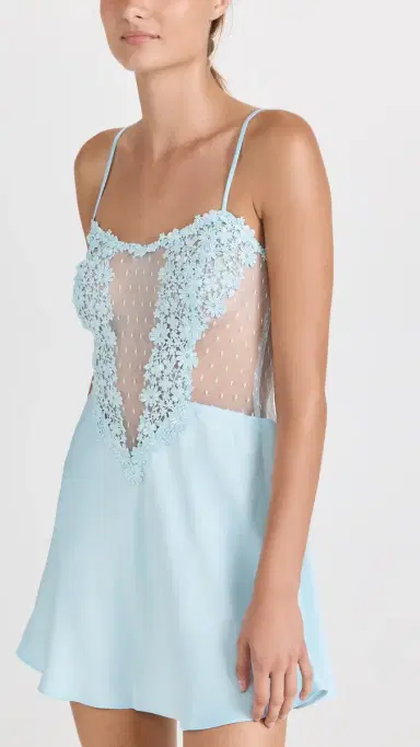 Flora Nikrooz Showstopper Chemise Light Blue | Thumbnail 5 Flora Nikrooz Showstopper Chemise Light Blue | Thumbnail 5