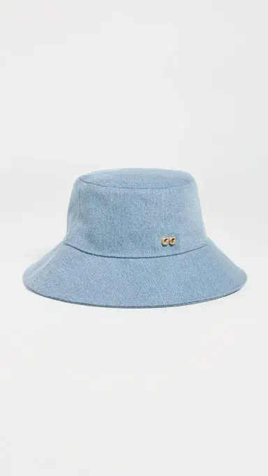 Cult Gaia Maddie Bucket Hat Vintage Blue One Size | Thumbnail 2