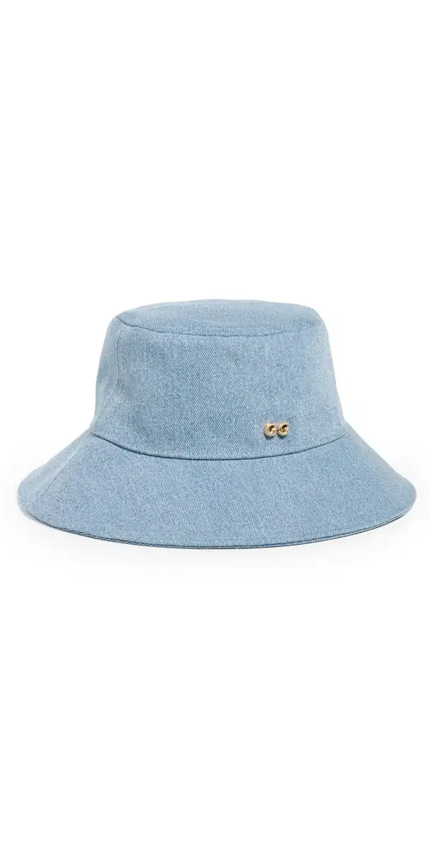Maddie Bucket Hat Vintage Blue One Size