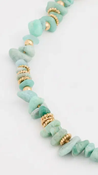 GAS Bijoux Aloha Amazonite Mini Necklace Turquoise One Size | Thumbnail 4