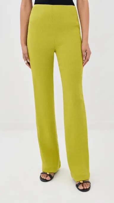 Tibi Viscose Plisse Corbit Pants Peapod 2 | Thumbnail 2