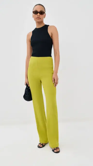 Tibi Viscose Plisse Corbit Pants Peapod 2 | Thumbnail 5