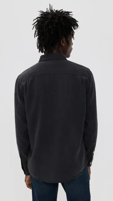 Faherty The Tried and True Chambray Workshirt Durango Black M | Thumbnail 3 Faherty The Tried and True Chambray Workshirt Durango Black M | Thumbnail 3