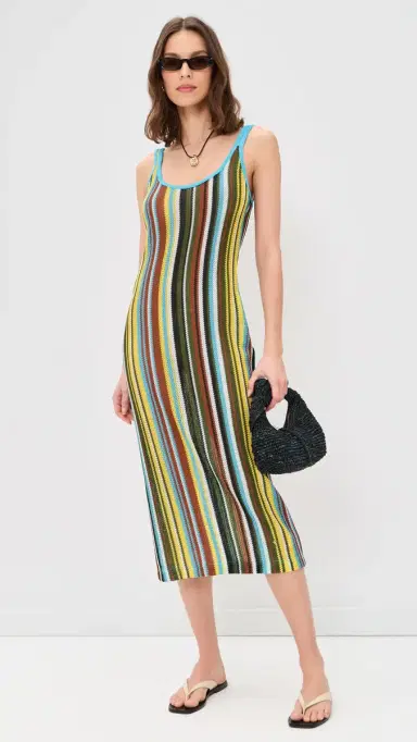 STAUD Jessica Dress kate Stripe | Thumbnail 5