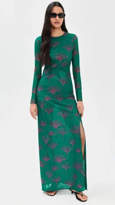 Eywasouls Malibu Scarlet Dress Jade Ginkgo | Thumbnail 2 Eywasouls Malibu Scarlet Dress Jade Ginkgo | Thumbnail 2