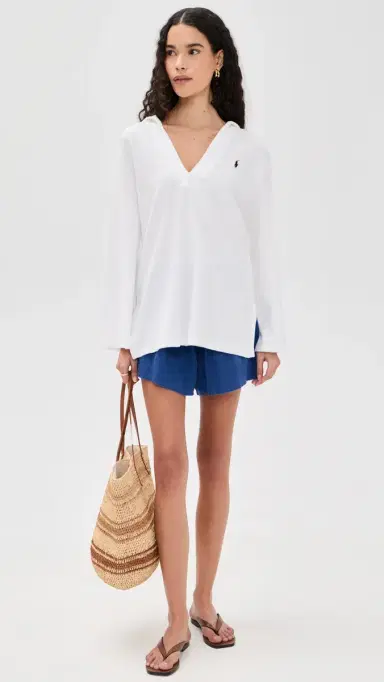 Polo Ralph Lauren Hooded Tunic White | Thumbnail 5