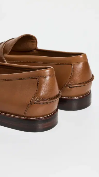 Polo Ralph Lauren Alston Leather Penny Loafers Tan 8 | Thumbnail 3