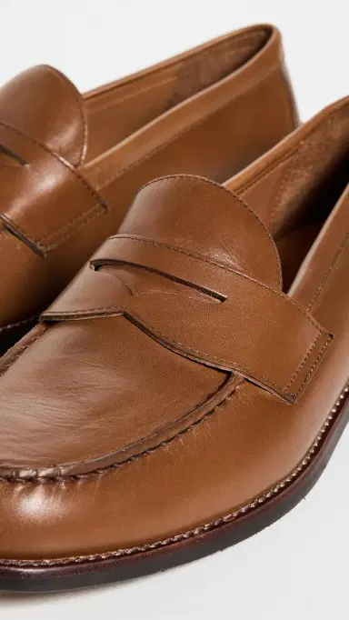 Polo Ralph Lauren Alston Leather Penny Loafers Tan 8 | Thumbnail 5