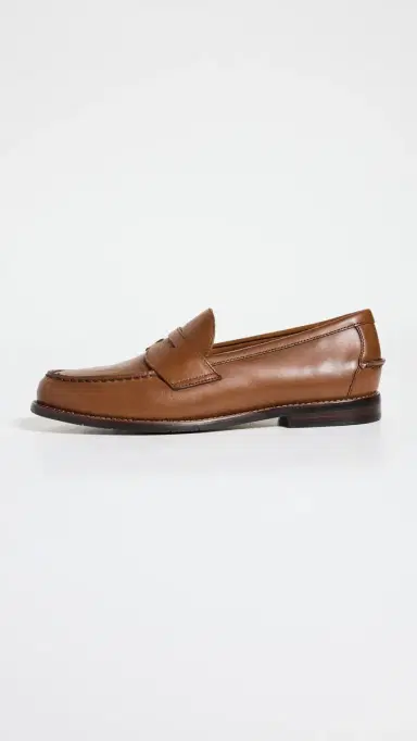 Polo Ralph Lauren Alston Leather Penny Loafers Tan 8 | Thumbnail 6
