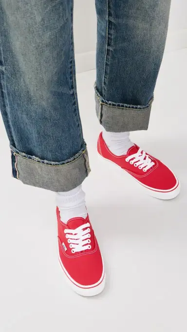 Vans U Authentic Sneakers Red M 14 | Thumbnail 3 Vans U Authentic Sneakers Red M 14 | Thumbnail 3