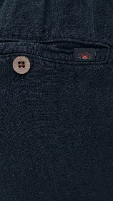 Faherty Linen Drawstring Pants Island Navy | Thumbnail 6 Faherty Linen Drawstring Pants Island Navy | Thumbnail 6