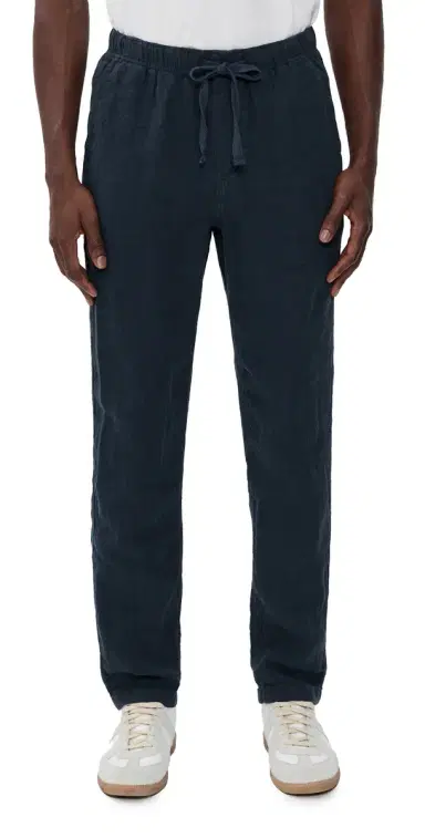Faherty Linen Drawstring Pants Island Navy | Thumbnail 1 Faherty Linen Drawstring Pants Island Navy | Thumbnail 1